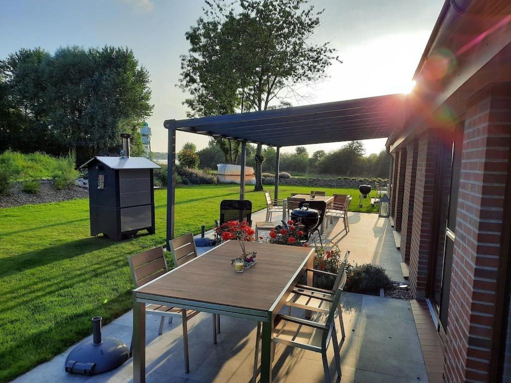 Ferienwohnung Sonnenaufgangsgenuss Harriersand Schwanewede 外观 照片